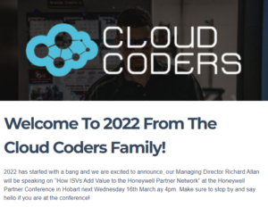 Welcome to 2022 from the Cloud Coders family!